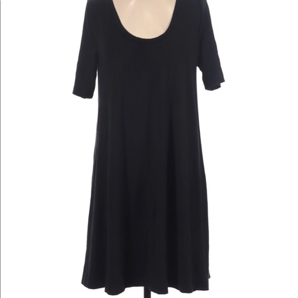Ann Taylor LOFT size small black T-shirt dress - Picture 2 of 6
